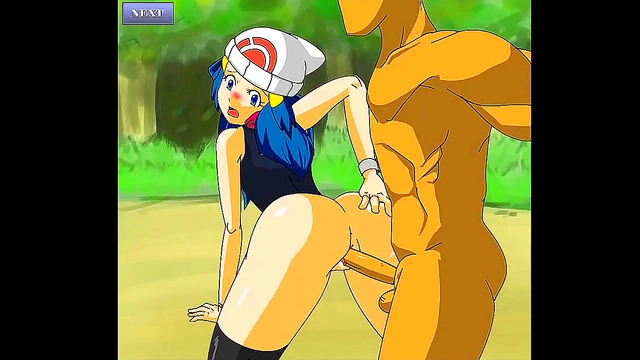 Hikari Fucks Dawn In Steamy Hentai Game Sex Scene