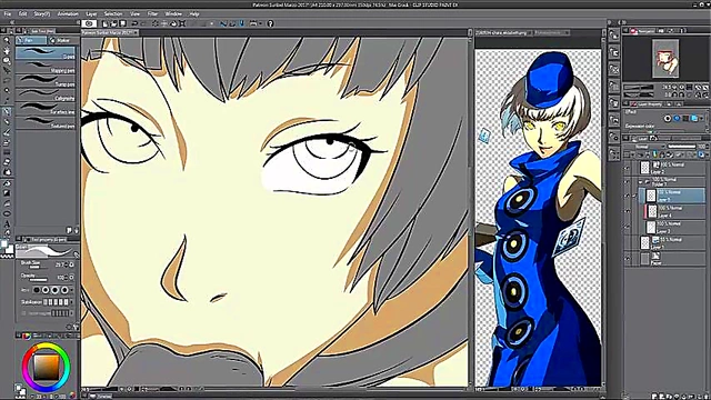 Elizabeth from Persona 3 Gets Dark Oral Pleasure in Vibrant Hentai Art