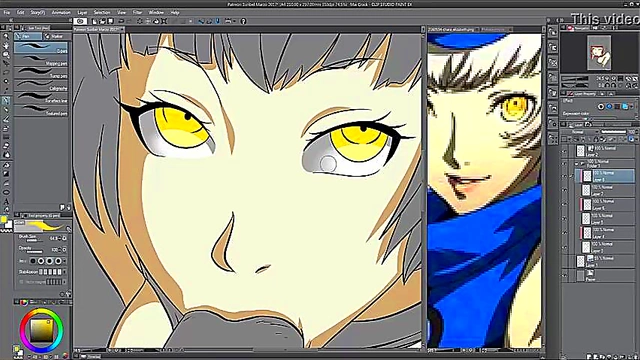 Elizabeth from Persona 3 Gets Dark Oral Pleasure in Vibrant Hentai Art