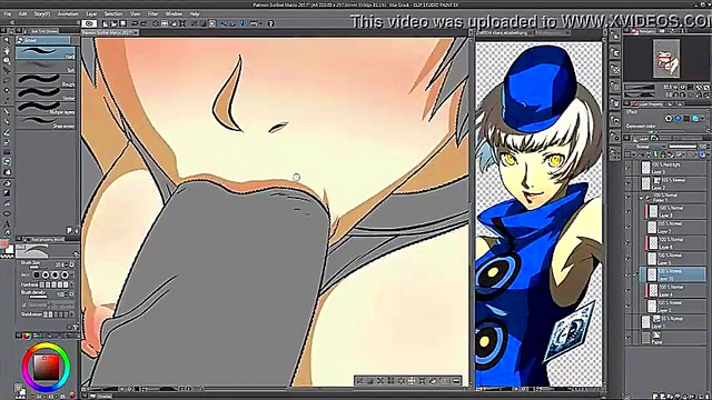 Elizabeth from Persona 3 Gets Dark Oral Pleasure in Vibrant Hentai Art