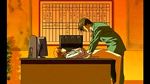 Virgin Anime Teacher Gets Fucked Hard By Big Dick Student In Classroom Yuri Scene