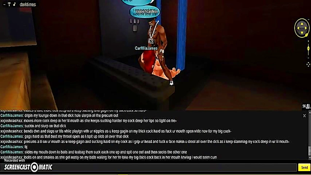 Carmiia Takes Steamy Shower With Game-Inspired Hentai Action