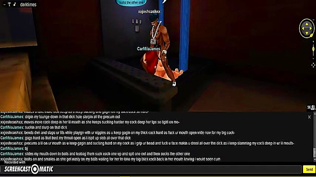 Carmiia Takes Steamy Shower With Game-Inspired Hentai Action