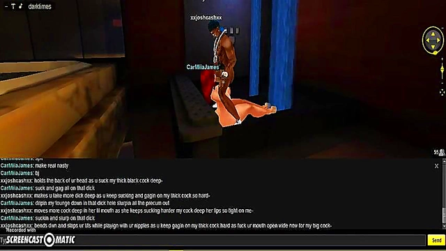 Carmiia Takes Steamy Shower With Game-Inspired Hentai Action