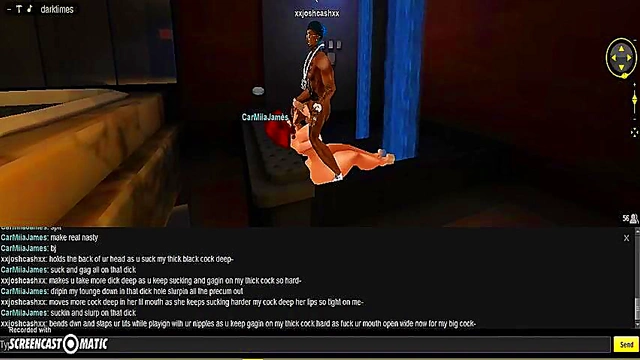 Carmiia Takes Steamy Shower With Game-Inspired Hentai Action