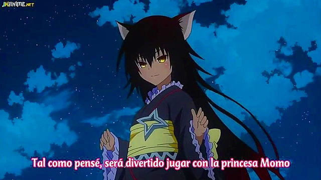 To Love-Ru Darkness Anime Couple Enjoy Hot Ecchi Sex Session