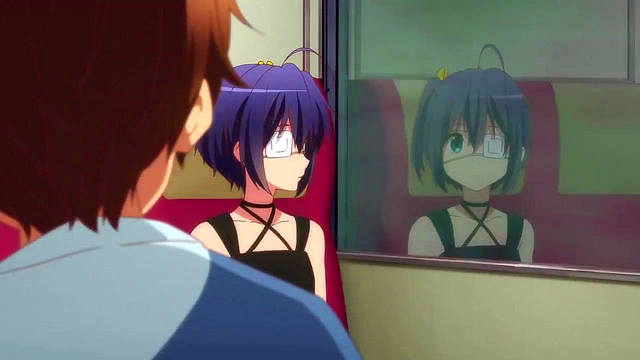 Romantic Chuunibyou Anime Couple Enjoy Intimate Moments Together