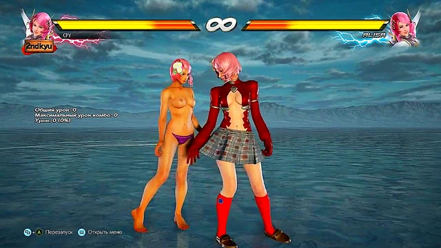 Alisa Bosconovitch from Tekken 7 Strips for Hot 3D Hentai Action