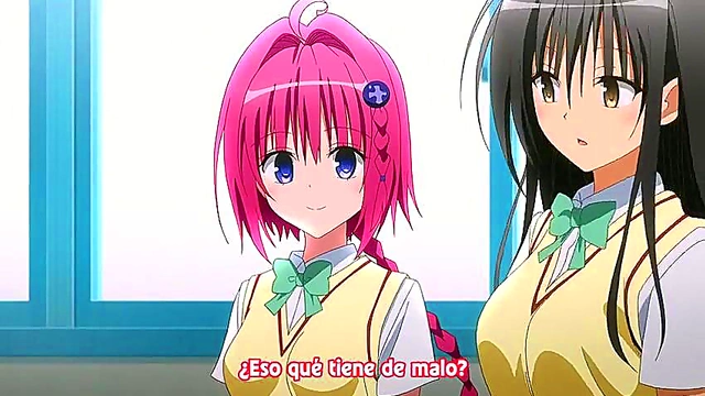 Hot Anime Chick Gets Ecchi Action In To Love-Ru Darkness Adventure