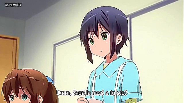 Romantic Chuunibyou Anime Couple Engage in Intimate Passionate Moments