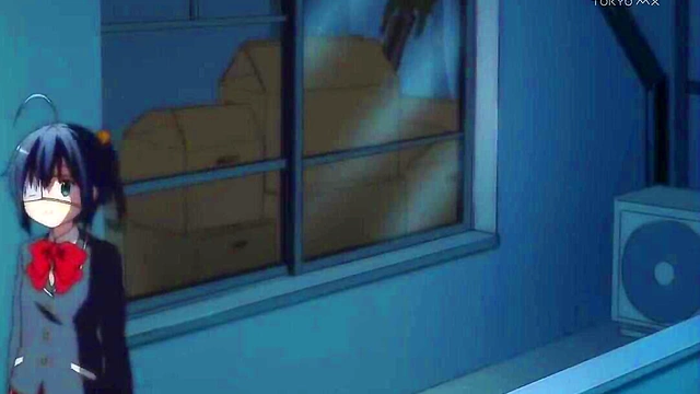 Romantic Chuunibyou Anime Couple Engage in Intimate Passionate Moments