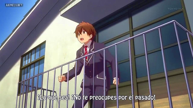 Romantic Chuunibyou Anime Couple Engage in Intimate Passionate Moments