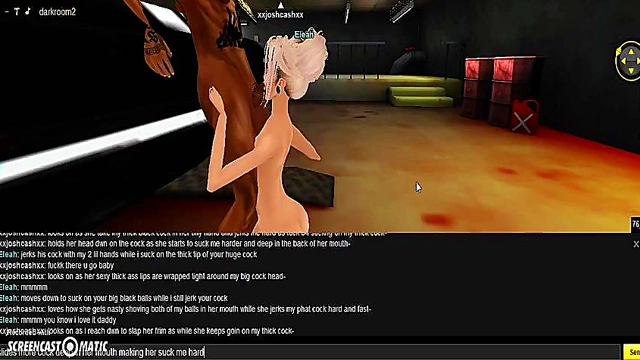 Eleah DMV Seduces in 3D Anime Game Adventure With IMVU Porn