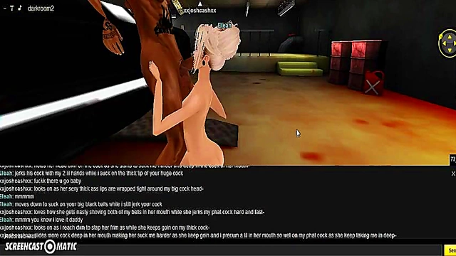 Eleah DMV Seduces in 3D Anime Game Adventure With IMVU Porn