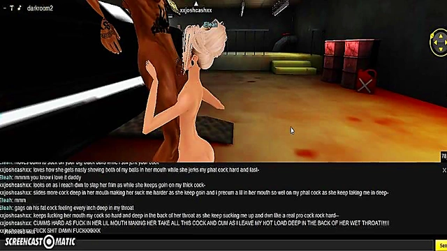 Eleah DMV Seduces in 3D Anime Game Adventure With IMVU Porn