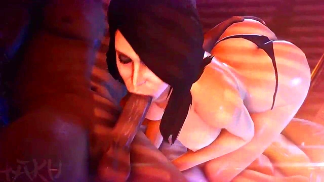 Big-Ass Anime Babe Fucks Big-Cock Dude In Steamy 3D Hentai Scene