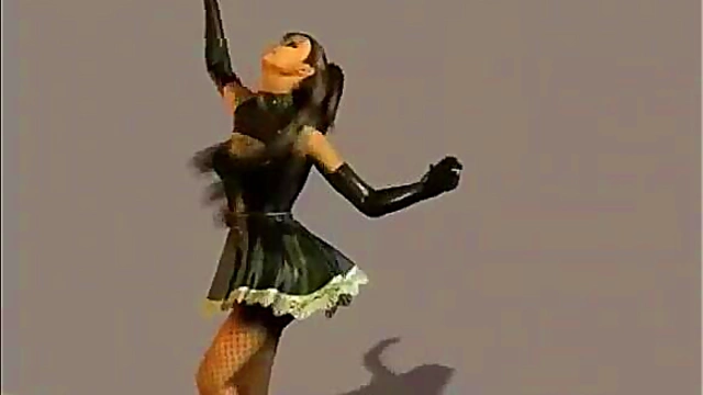 Hairy 3D Anime Babe Licks Pussy & Gives Hardcore Blowjob Feast