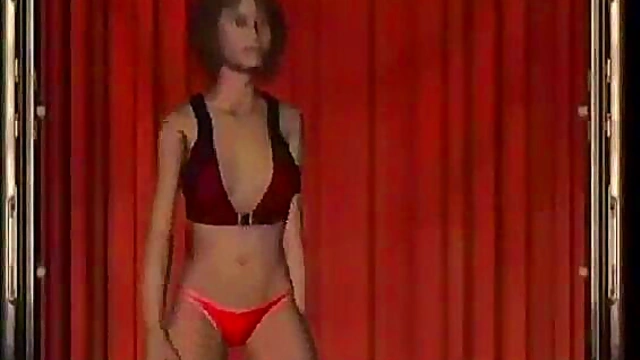 Hairy 3D Anime Babe Licks Pussy & Gives Hardcore Blowjob Feast