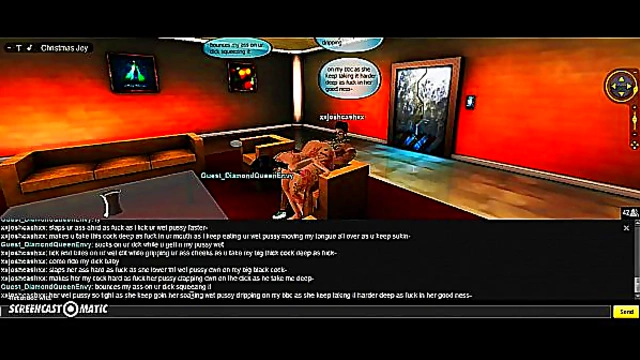 Diamond X-Mas – 3D Anime Couple Enjoy Steamy Holiday Porn Adventure