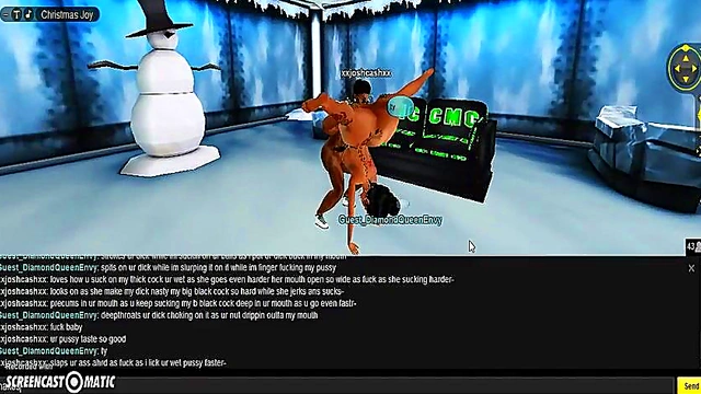 Diamond X-Mas – 3D Anime Couple Enjoy Steamy Holiday Porn Adventure