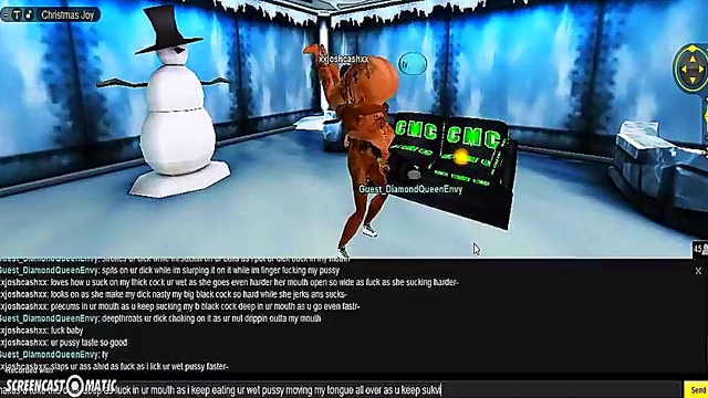 Diamond X-Mas – 3D Anime Couple Enjoy Steamy Holiday Porn Adventure