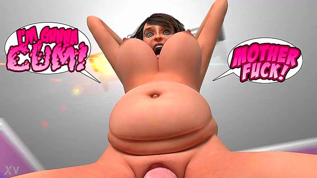 SSBBW Toon Babe With Huge Tits & Belly Gets Fucked In Crazy XXX 3D World Comic