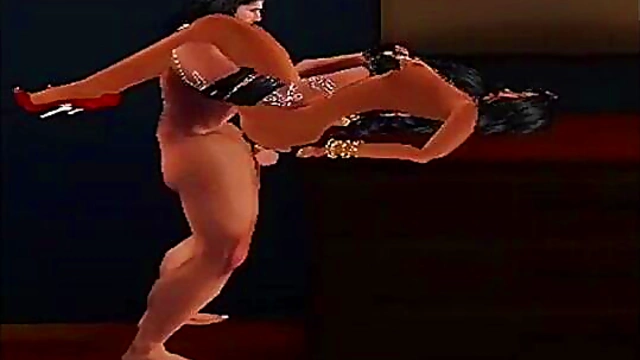 Horny IMVU Couple Gets Wild in MercadoNegro Room for Hentai Fun