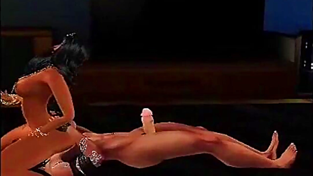 Horny IMVU Couple Gets Wild in MercadoNegro Room for Hentai Fun