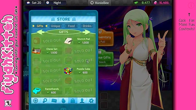 Hunny Pop Girl Gets Seduced in Sexy Dating Sim Gameplay