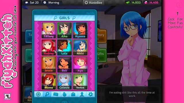 Hunny Pop Girl Gets Seduced in Sexy Dating Sim Gameplay