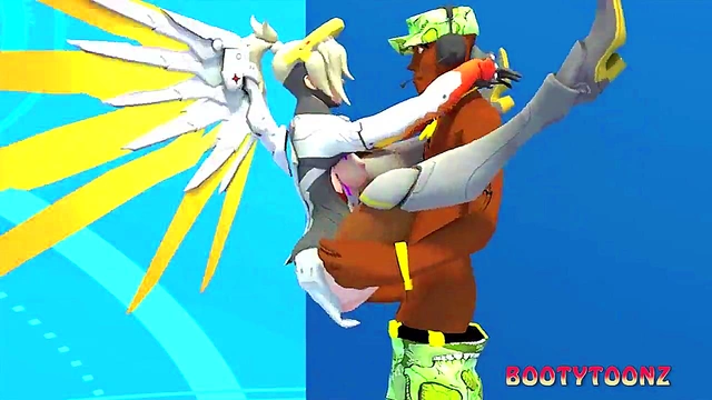 Mercy's Big Ass Gets Fucked Hardcore in 3D Hentai Cartoon by BBC