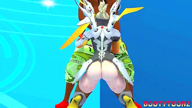 Mercy's Big Ass Gets Fucked Hardcore in 3D Hentai Cartoon by BBC