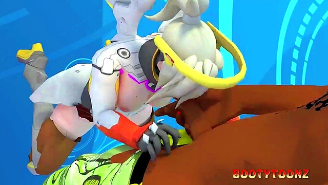 Mercy's Big Ass Gets Fucked Hardcore in 3D Hentai Cartoon by BBC
