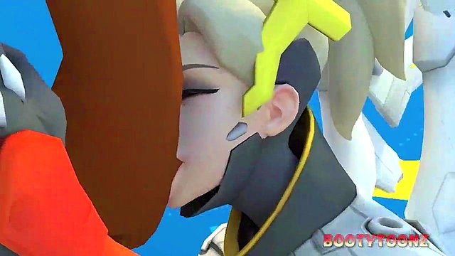 Mercy's Big Ass Gets Fucked Hardcore in 3D Hentai Cartoon by BBC