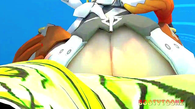 Mercy's Big Ass Gets Fucked Hardcore in 3D Hentai Cartoon by BBC