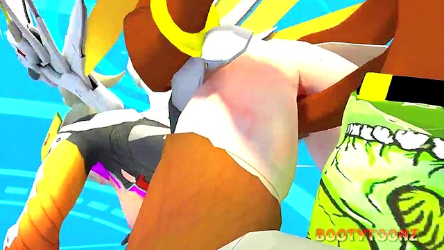 Mercy's Big Ass Gets Fucked Hardcore in 3D Hentai Cartoon by BBC