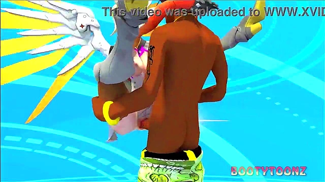 Mercy's Big Ass Gets Fucked Hardcore in 3D Hentai Cartoon by BBC