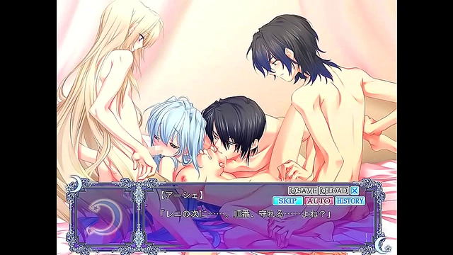 Harem Fantasy – Under the Moon Girls Seduce in Hentai Otome Adventure