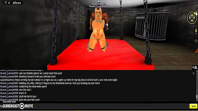 Lacey's BDSM Room – 3D Anime Game Porn With Imvu Action
