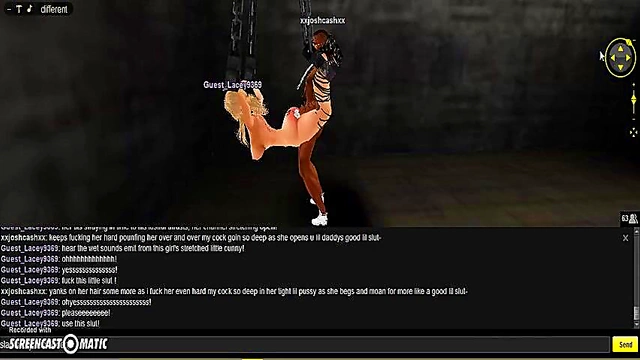 Lacey's BDSM Room – 3D Anime Game Porn With Imvu Action