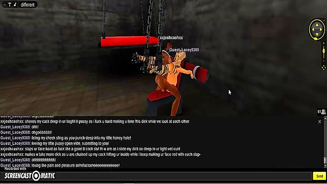 Lacey's BDSM Room – 3D Anime Game Porn With Imvu Action