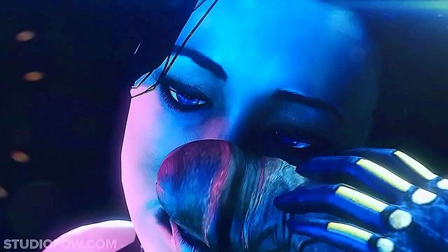 Miranda Lawson’s Mass Effect Blowjob Gangbang Ends In 3D Hentai Creampie