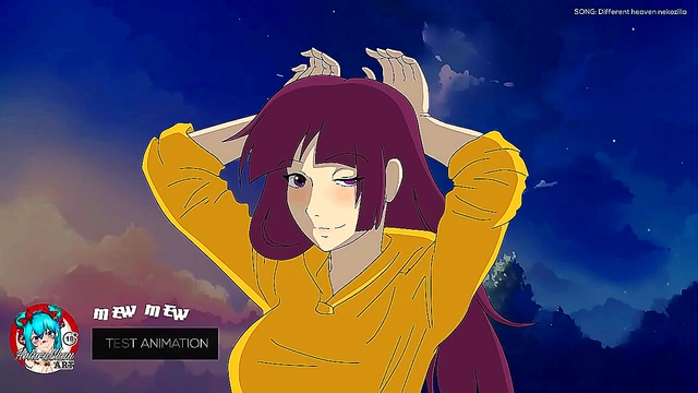 Hotaru Milf Anime Babe Shows Off Busty Ass In Sexy Cosplay Fantasy Scene