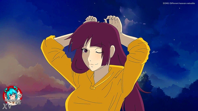 Hotaru Milf Anime Babe Shows Off Busty Ass In Sexy Cosplay Fantasy Scene