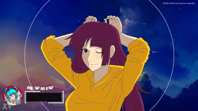 Hotaru Milf Anime Babe Shows Off Busty Ass In Sexy Cosplay Fantasy Scene