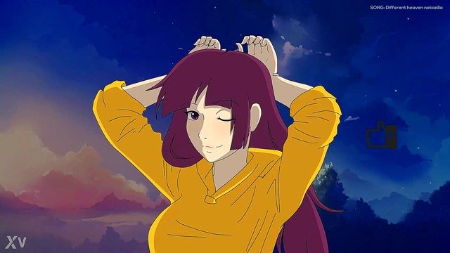 Hotaru Milf Anime Babe Shows Off Busty Ass In Sexy Cosplay Fantasy Scene