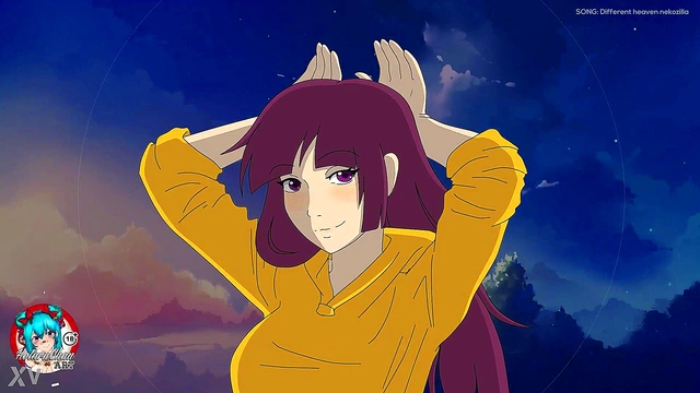 Hotaru Milf Anime Babe Shows Off Busty Ass In Sexy Cosplay Fantasy Scene