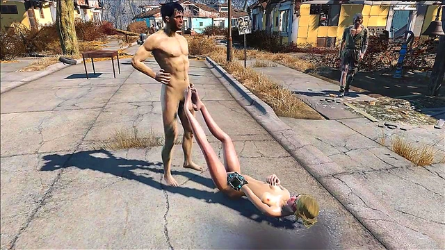 Blonde Teen Gets Public Fallout 4 Anal Sex Adventure