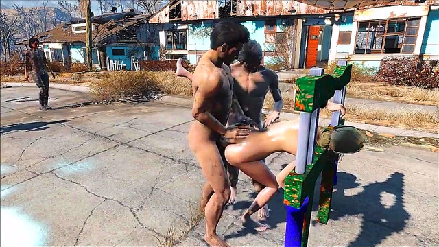 Blonde Teen Gets Public Fallout 4 Anal Sex Adventure
