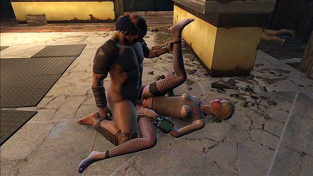 Blonde Teen Gets Public Fallout 4 Anal Sex Adventure